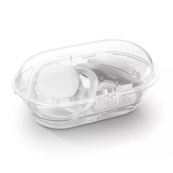 Продукт Philips AVENT Ultra Air HAPPY - Ортодонтични залъгалки + стерилизаторна кутия (0-6м), 2 бр./оп. - 0 - BG Hlapeta